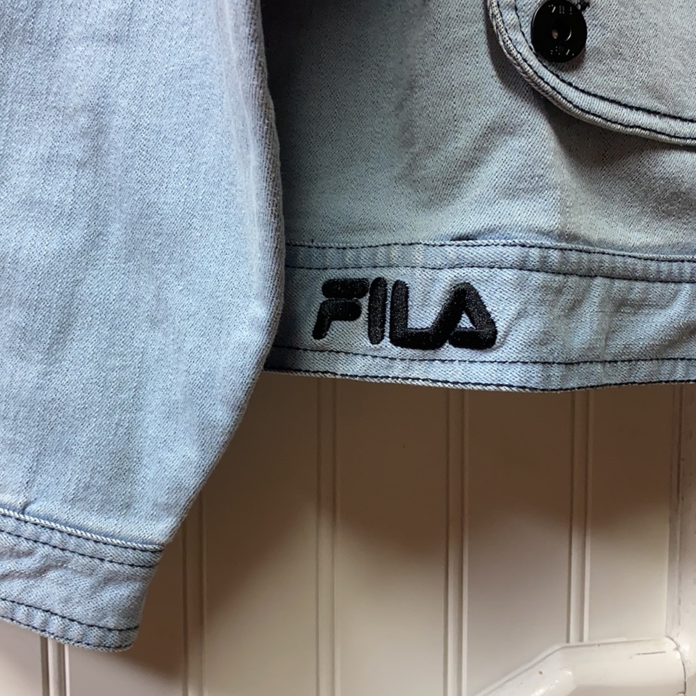 Fila Washington Denim Jacket XL New NWT - Picture 3 of 12